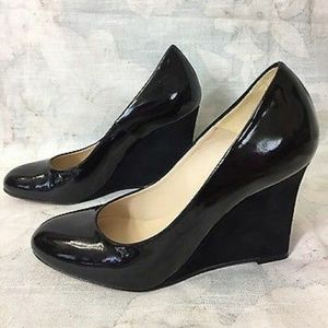Charles David Patent Leather Wedges